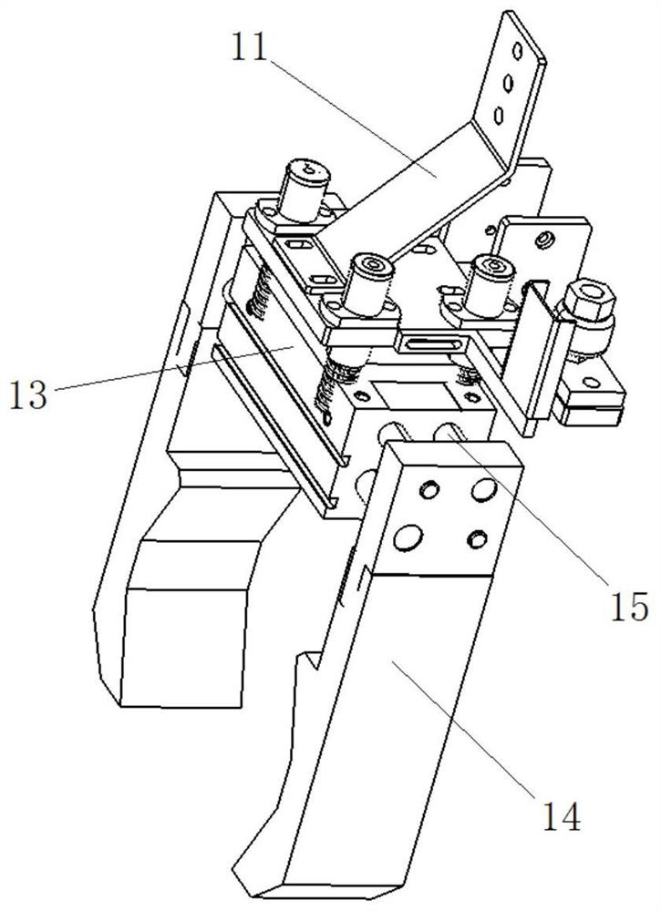 Manipulator pick-up structure of automatic transplanter