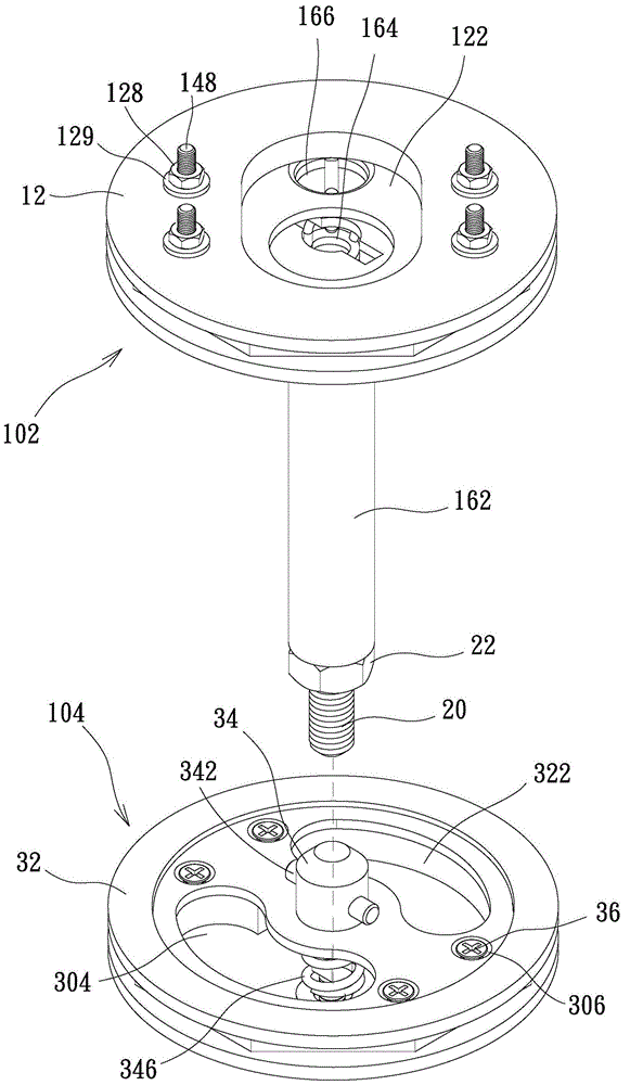 Elastic pivot device for doll joint
