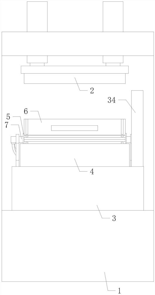 A sheet metal bending processing equipment that facilitates automatic mold adjustment
