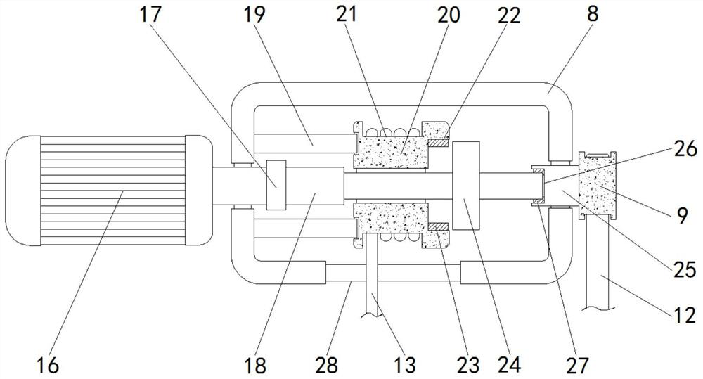 A slag stopper throwing device with one-button operation function