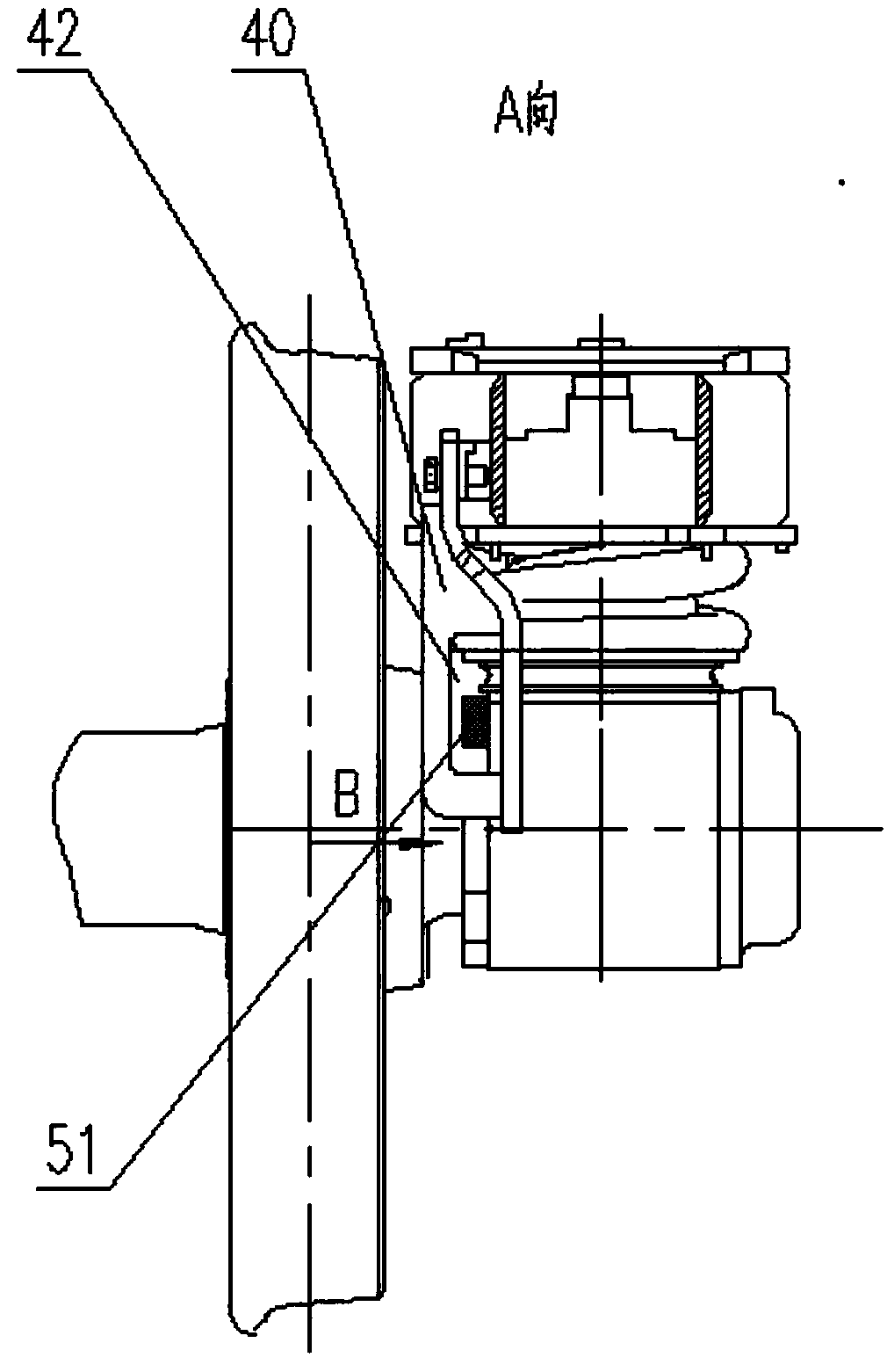 Wheelset lifting device and bogie with the same