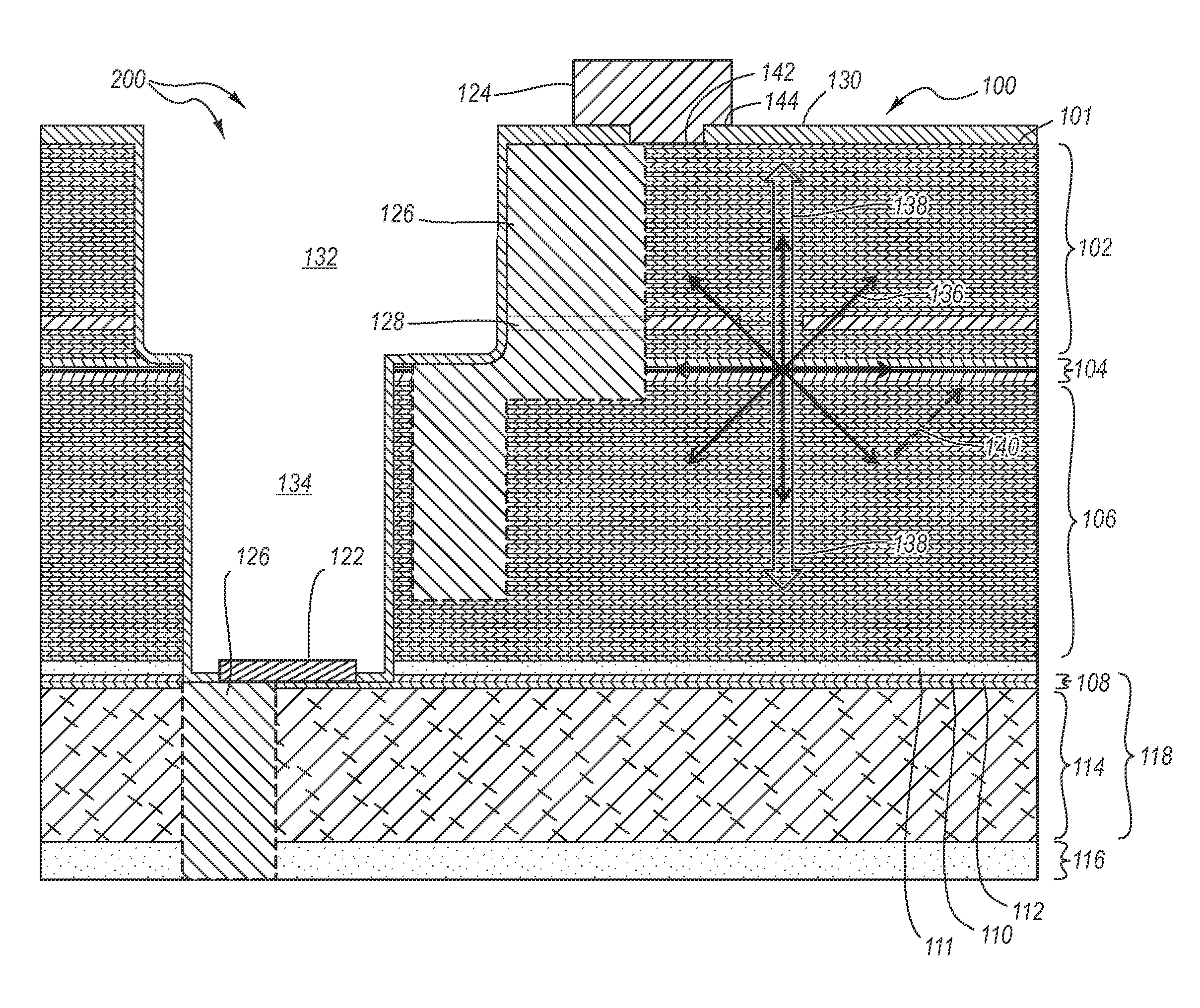 Vertical cavity surface emitting laser with photodiode having reduced spontaneous emissions