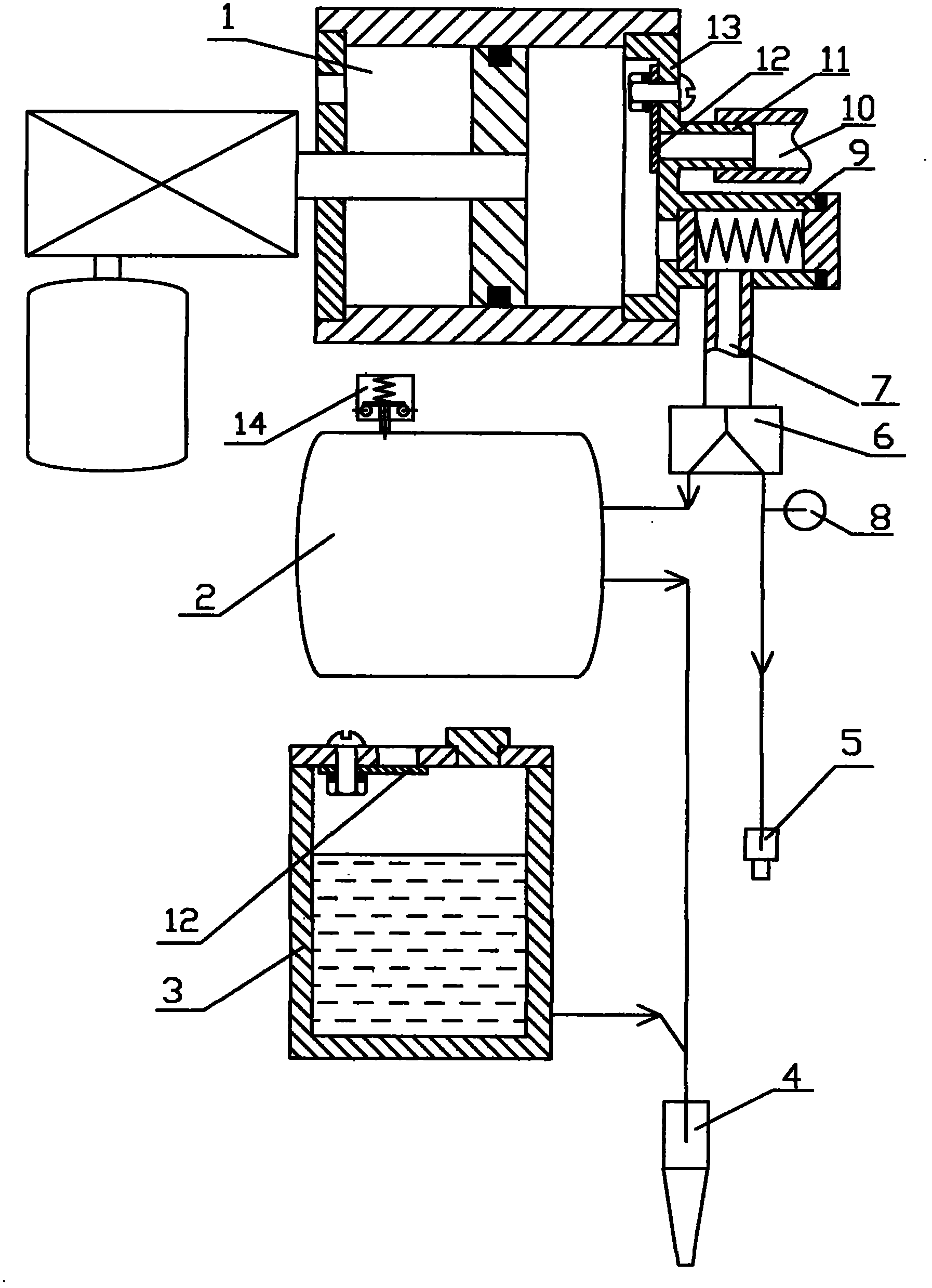 Dual-purpose device for vehicle cleaning and air inflation