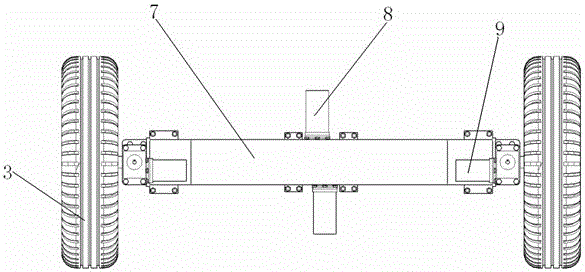 A vehicle anti-tilt supporting device