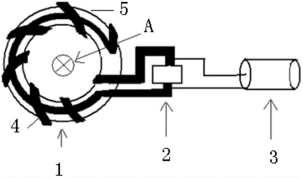 Rogowski coil for measuring nanosecond pulse current