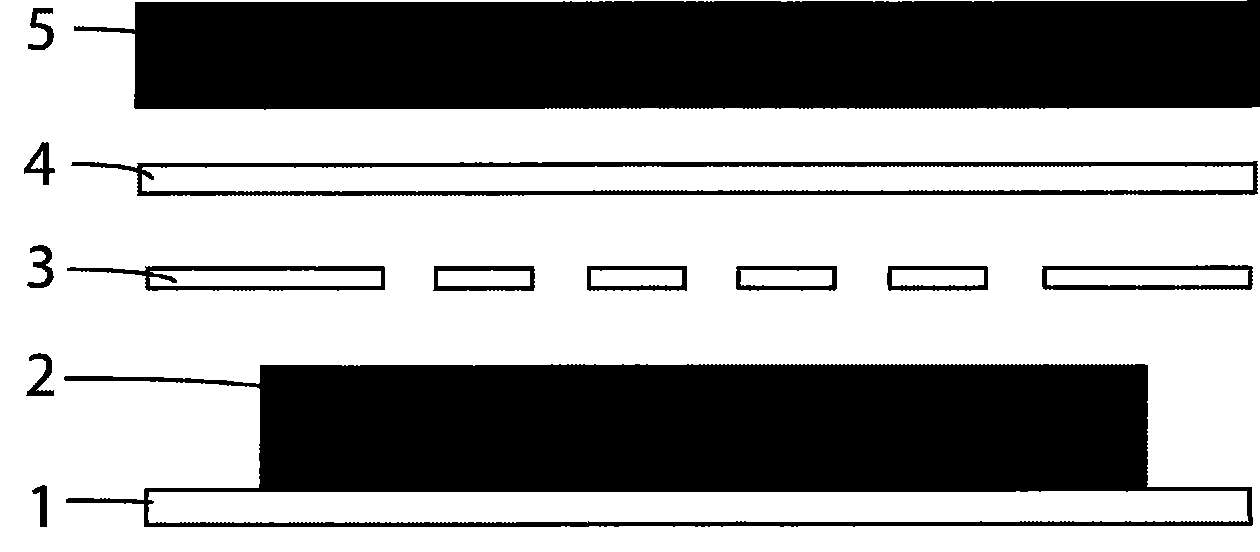 Gas sensor based on gas discharge spectral analysis and method for testing gas thereof