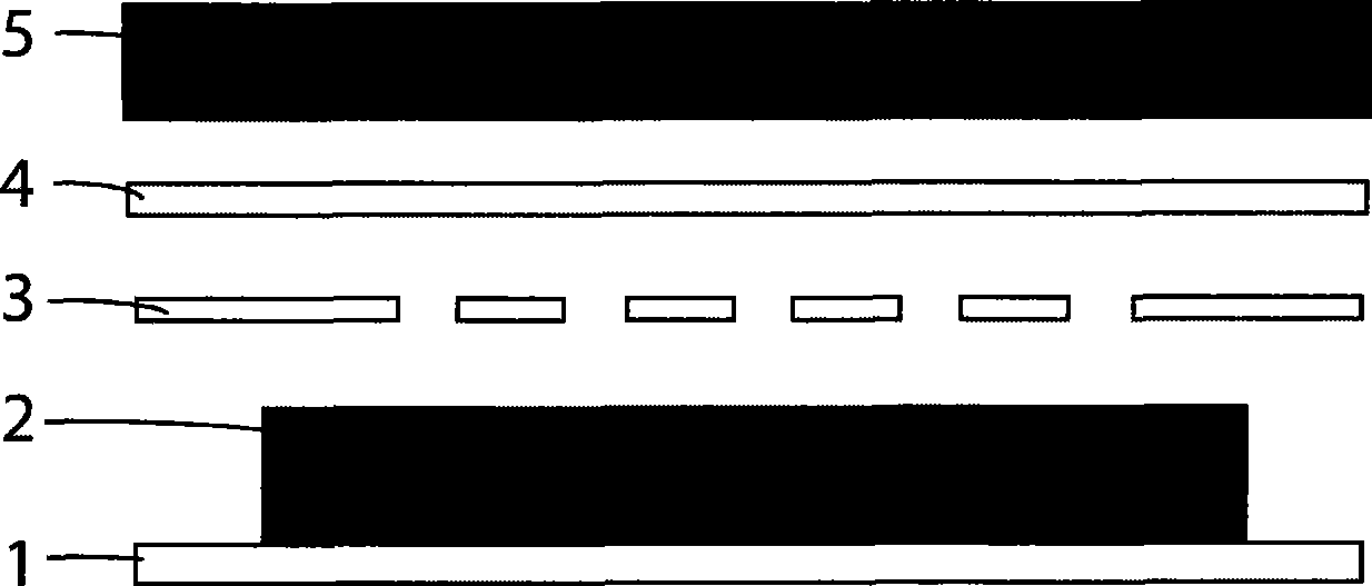 Gas sensor based on gas discharge spectral analysis and method for testing gas thereof