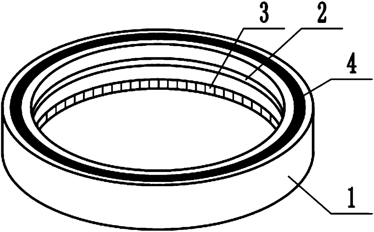 Bumping type spraying device for sweeping robot