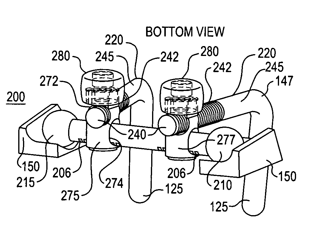 Crossbar spinal prosthesis having a modular design and related implantation methods