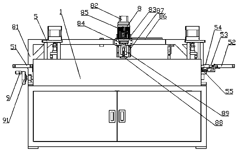 Full-automatic punching machine of LED lamp tube