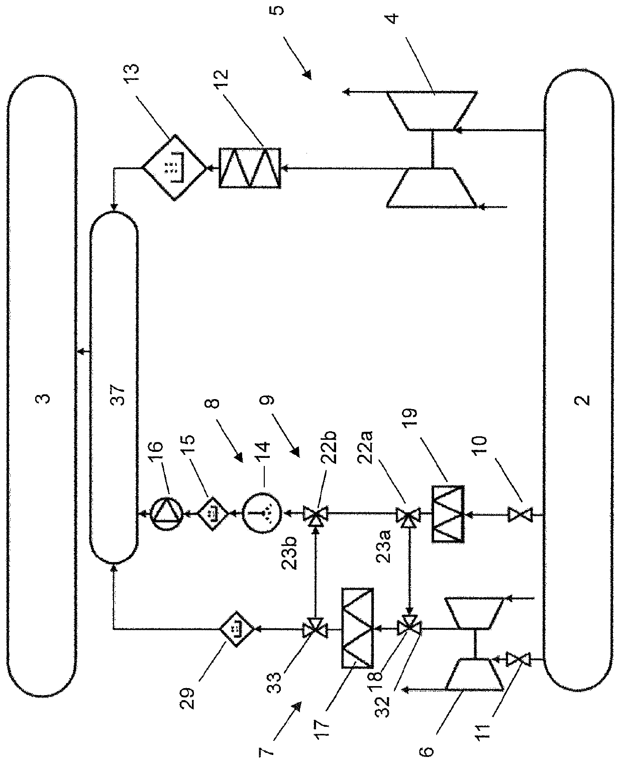 Exhaust gas recirculation system and method, engine and use of exhaust gas recirculation system