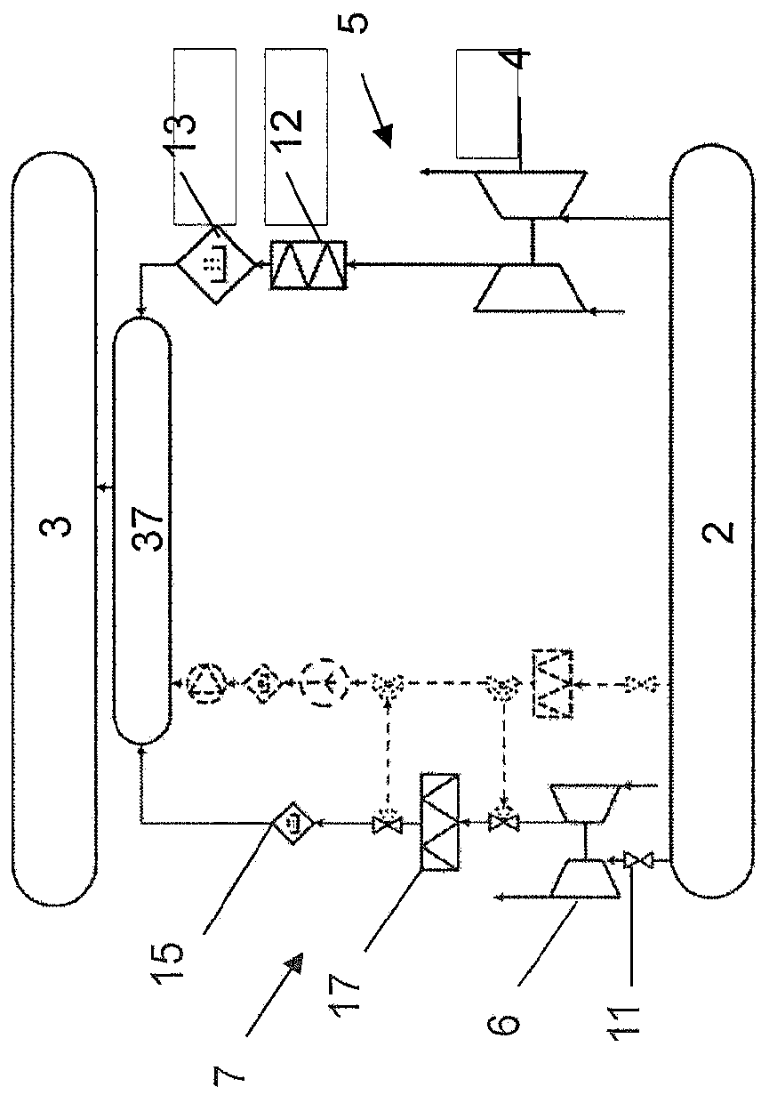 Exhaust gas recirculation system and method, engine and use of exhaust gas recirculation system