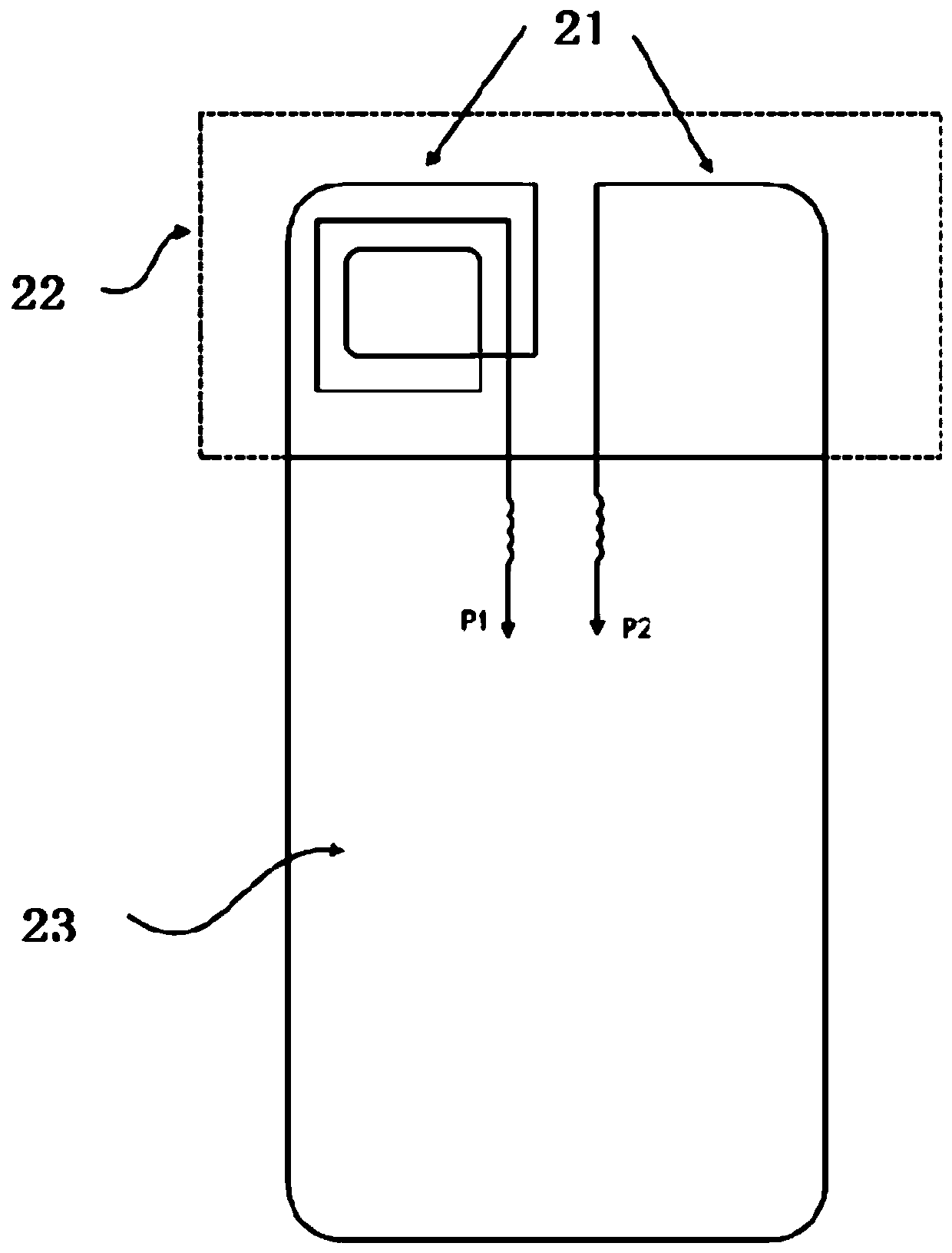 An electronic device and antenna processing method