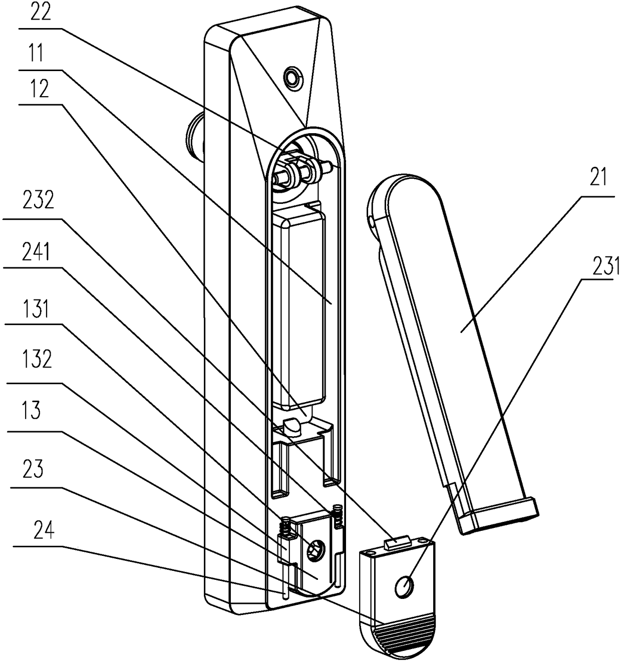 Universal cabinet lock