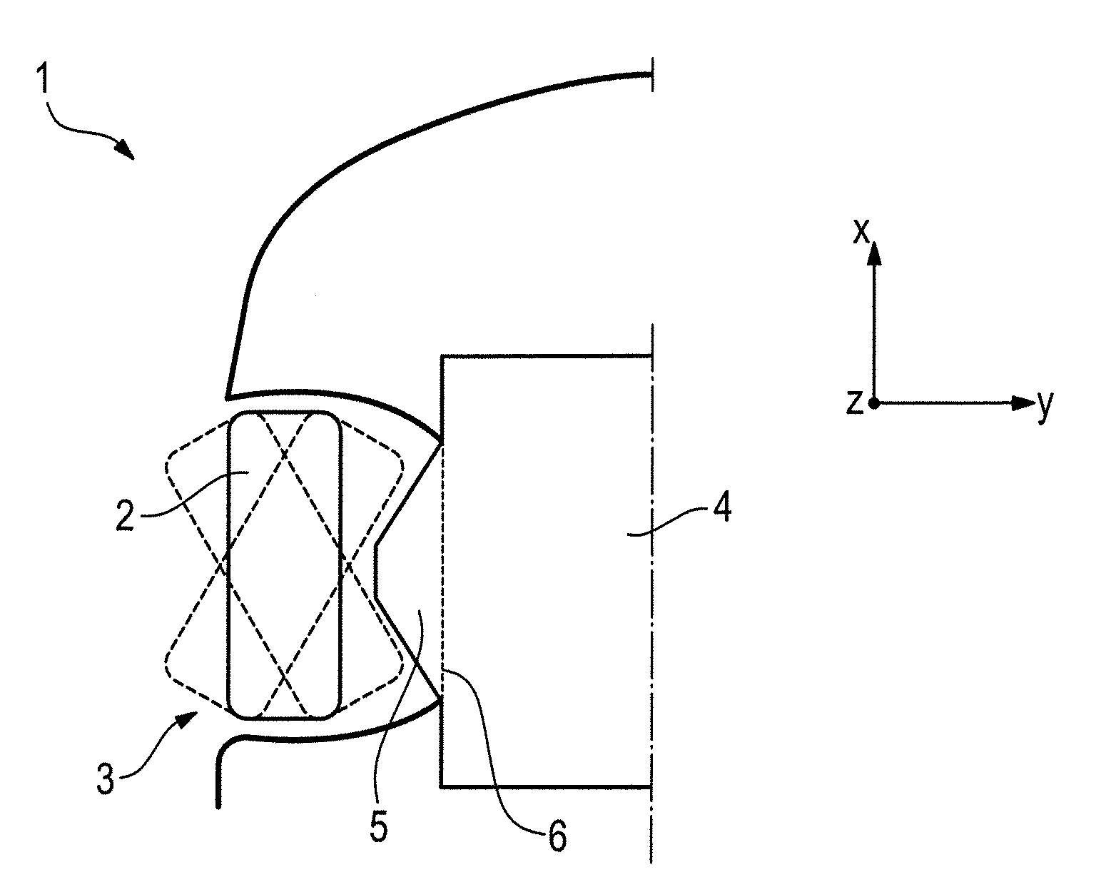 Motor vehicle with a device for reducing an air stream flow into a wheel house