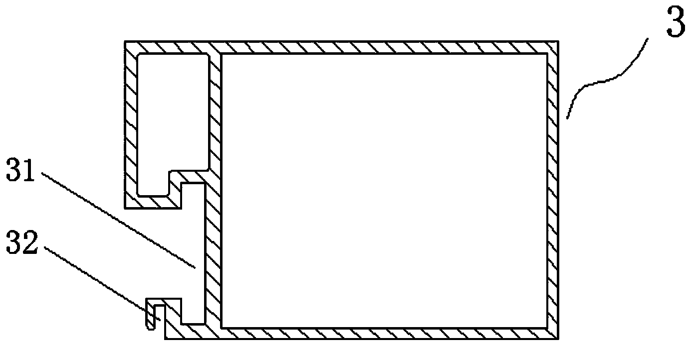 Concave and convex glass curtain wall structure and construction method for same