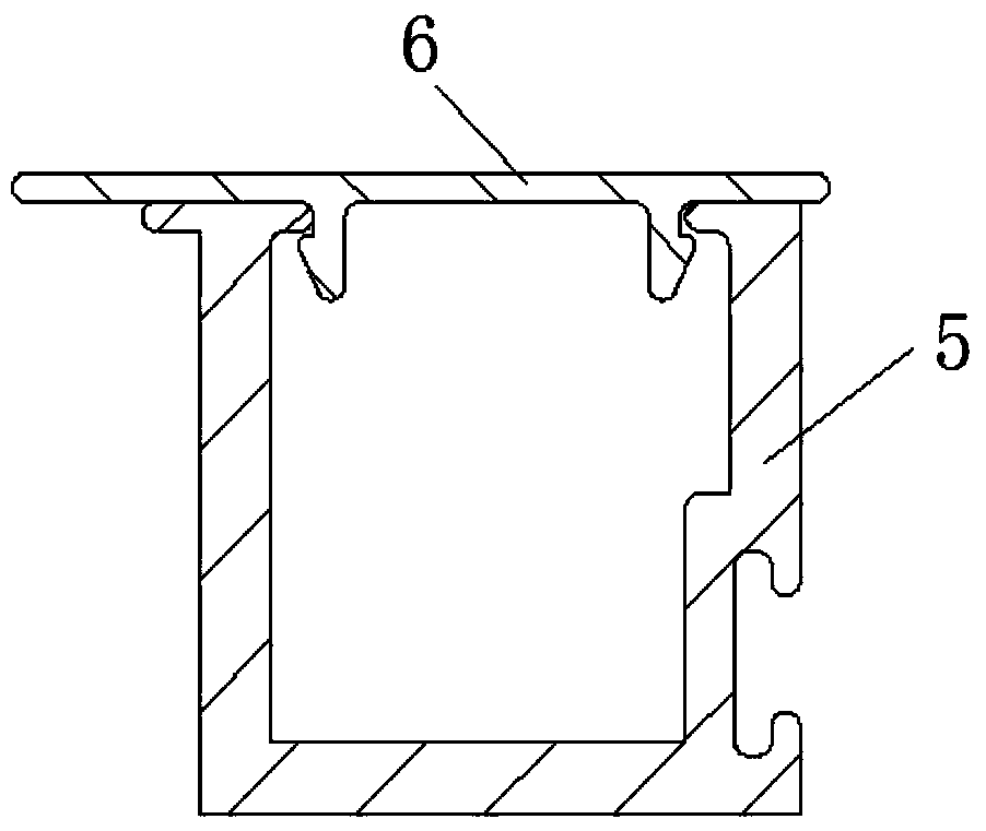 Concave and convex glass curtain wall structure and construction method for same