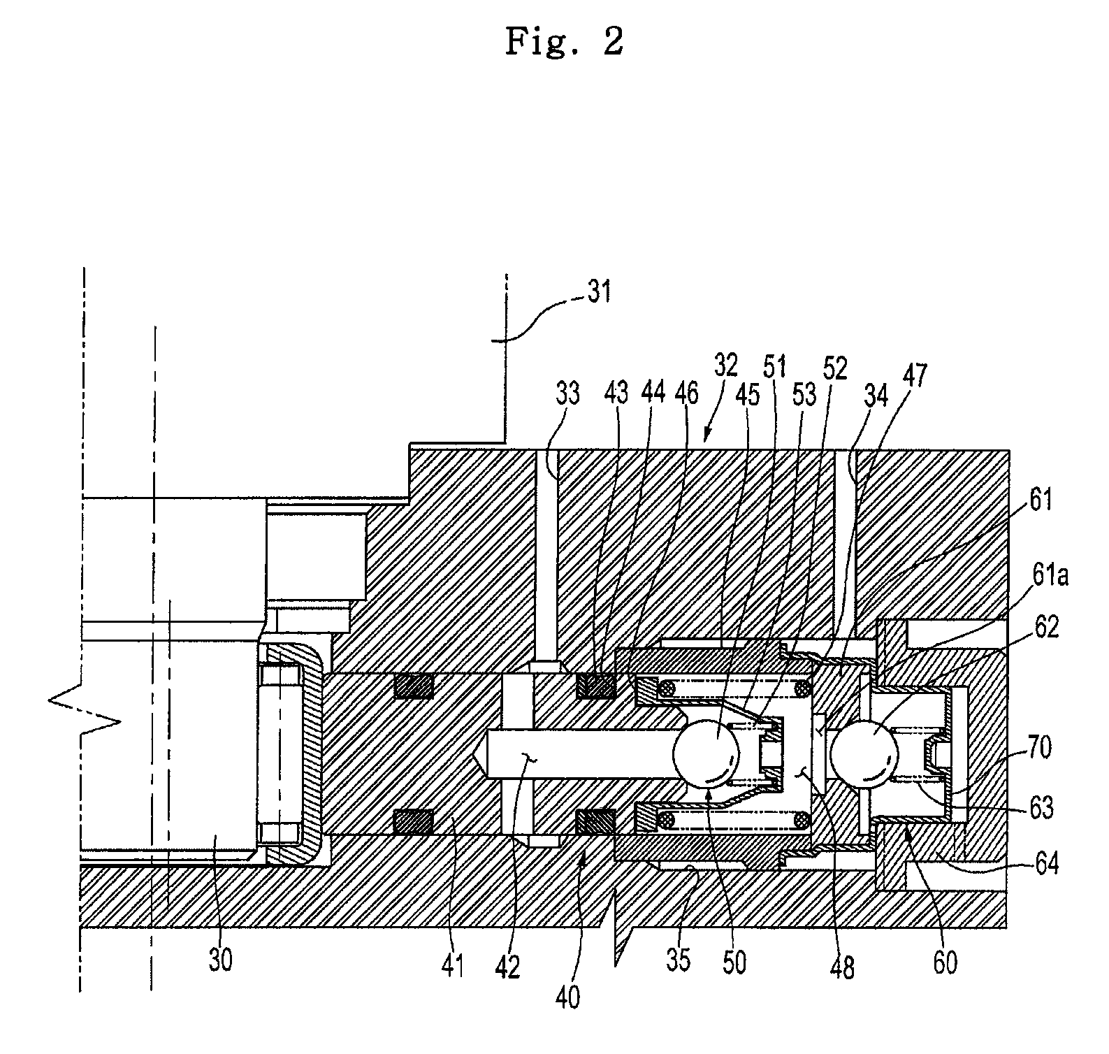 Pump of electronically controlled brake system