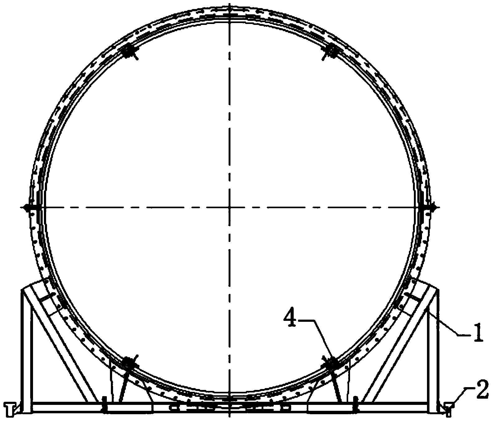 Shield machine starting device with adjustable seal