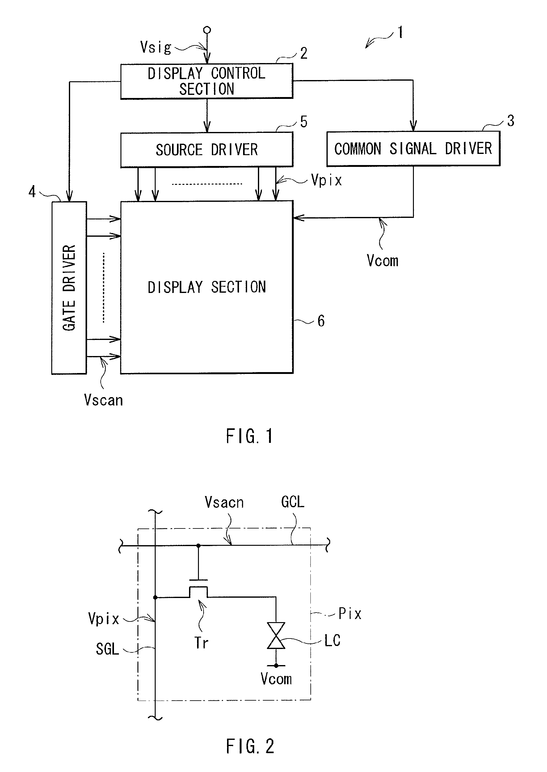 Liquid crystal display with a reduced flexoelectric effect