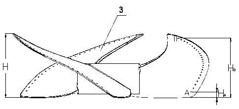 Axial flow rotor blade