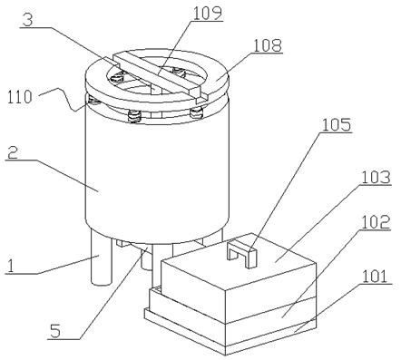 Preparation device of spicy beef dipping sauce