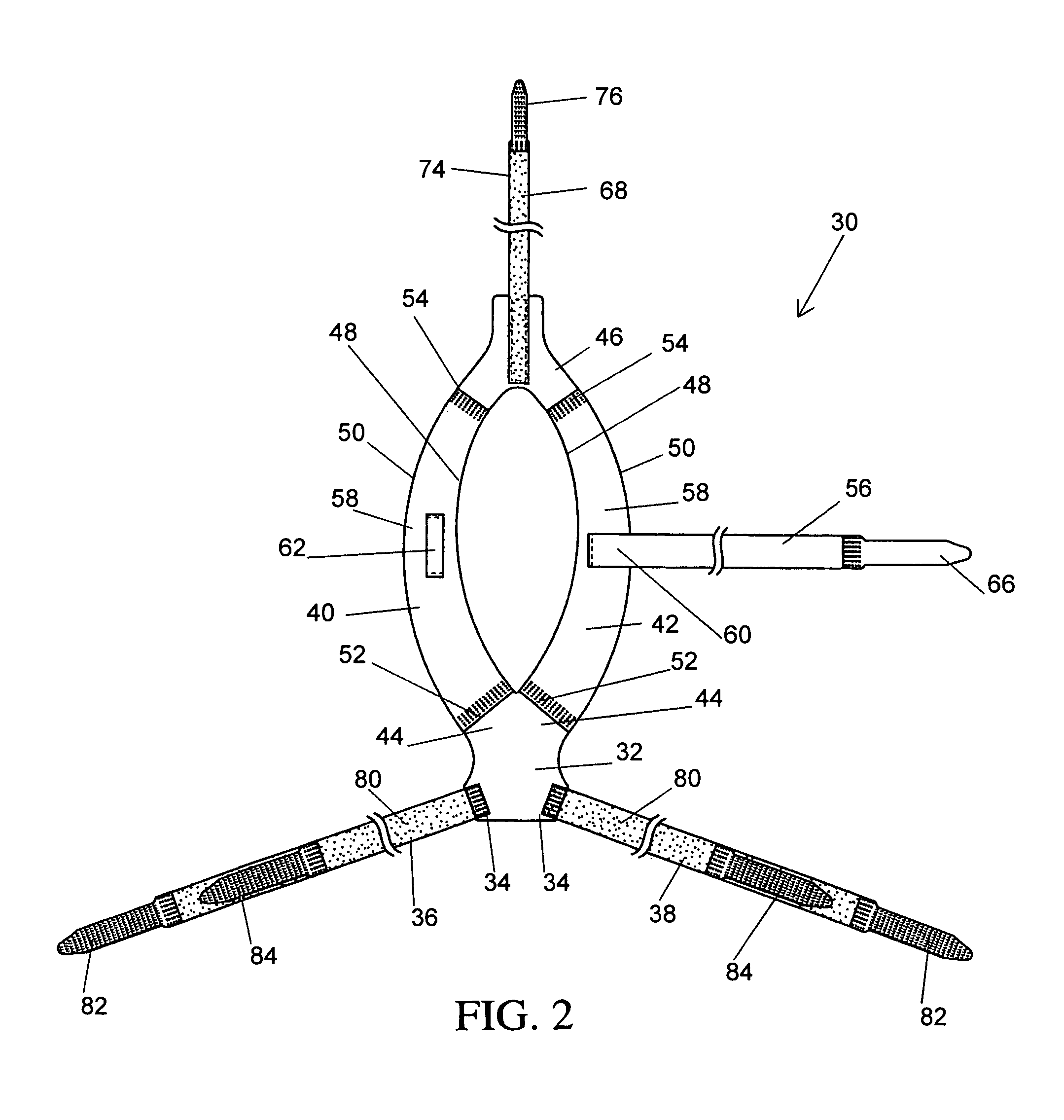 Headgear for use with a patient interface device
