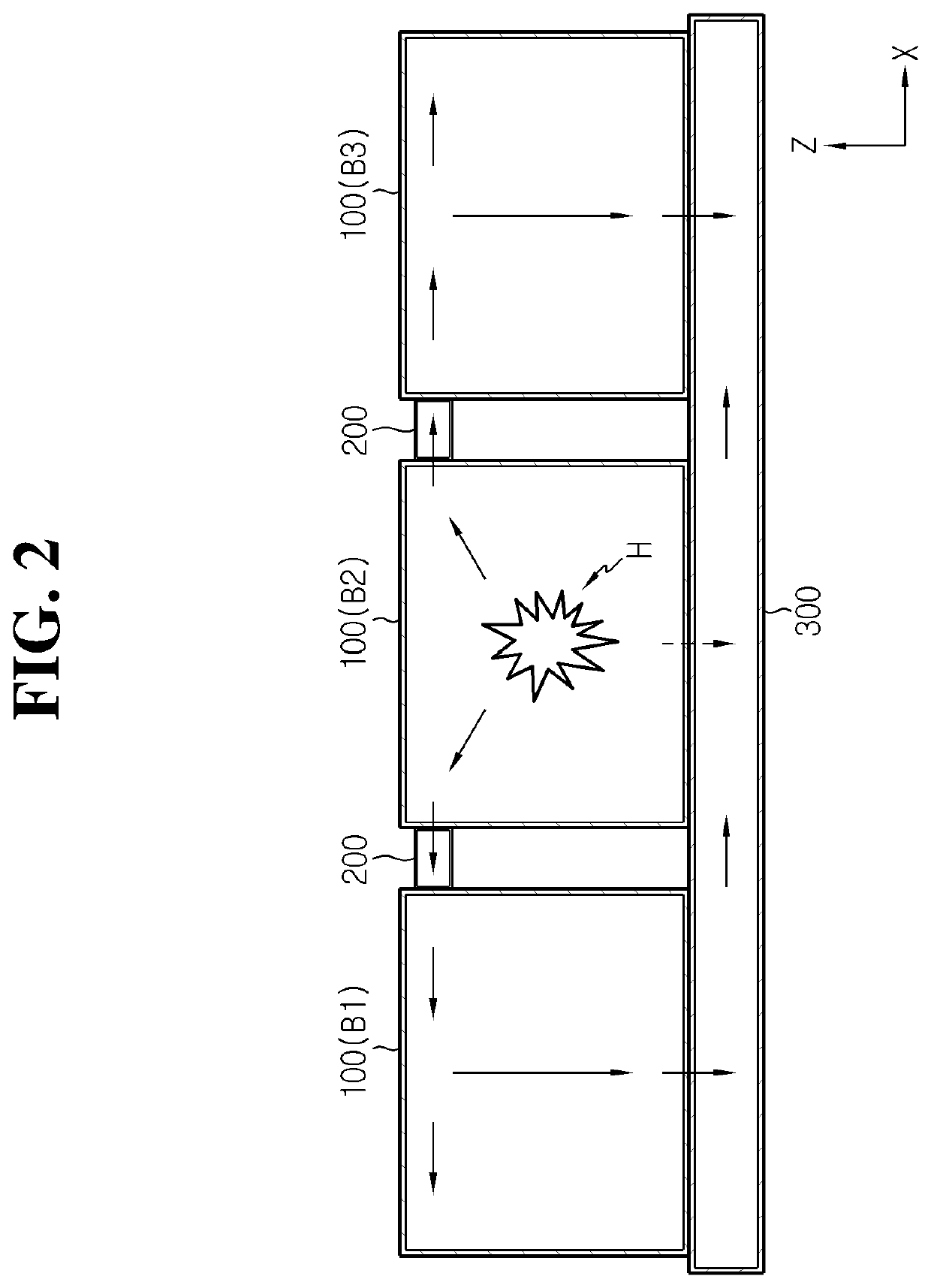 Battery pack having improved temperature control performance