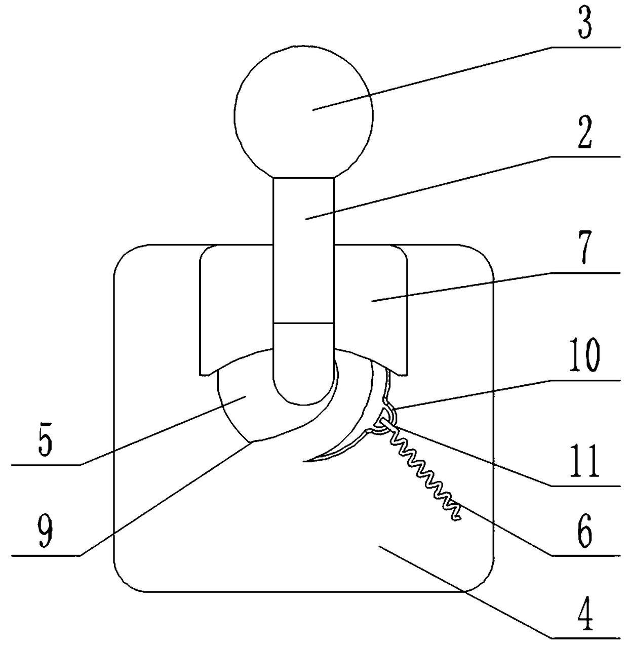 Cantilever-type human body electrostatic discharger