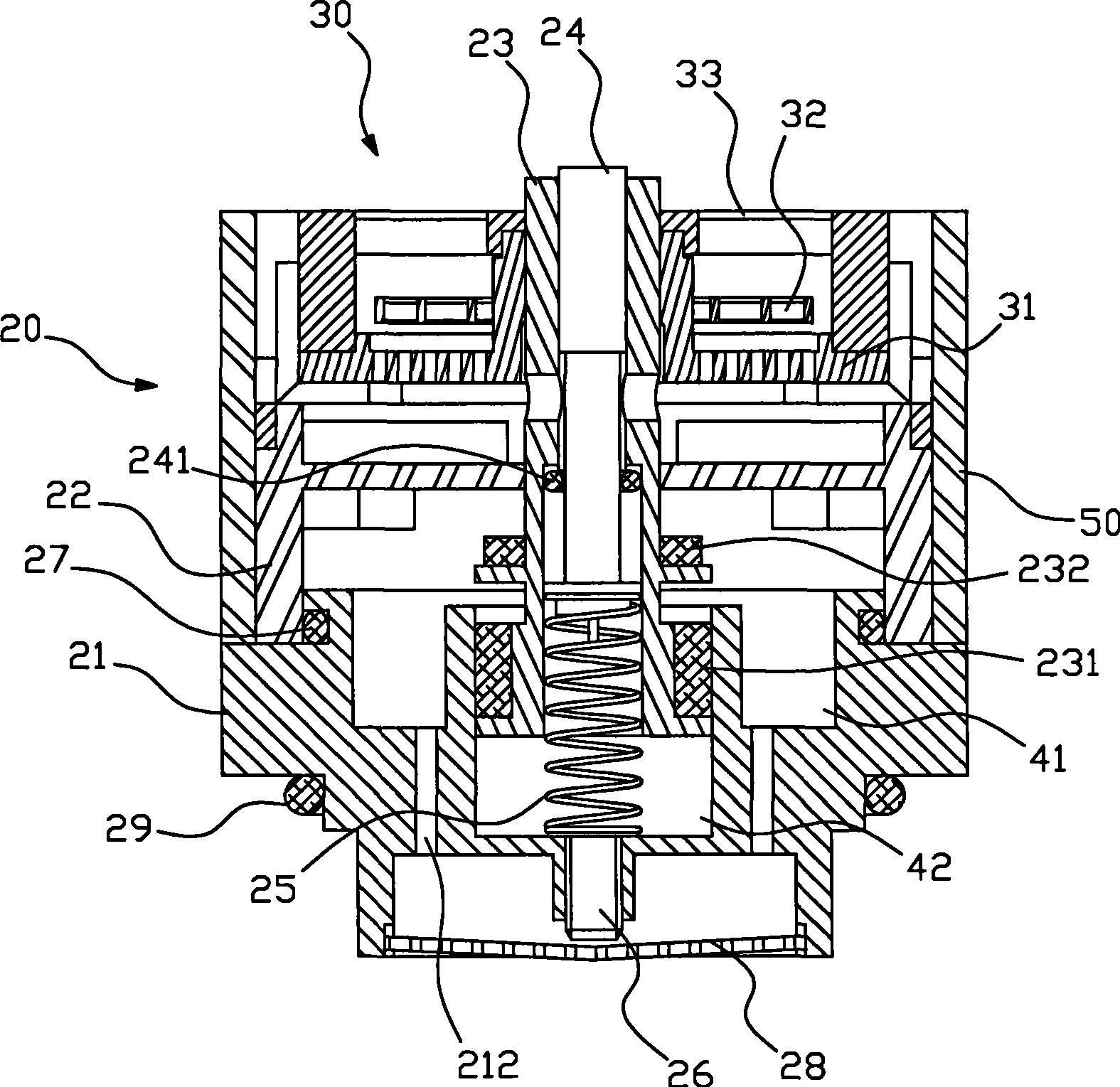 Finger pressing type multi-function water tap