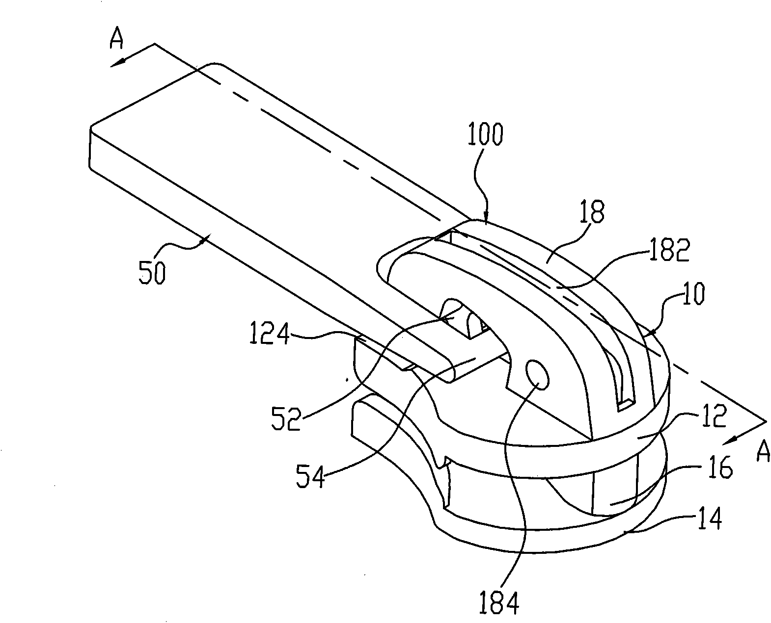 Self-locking zipper head