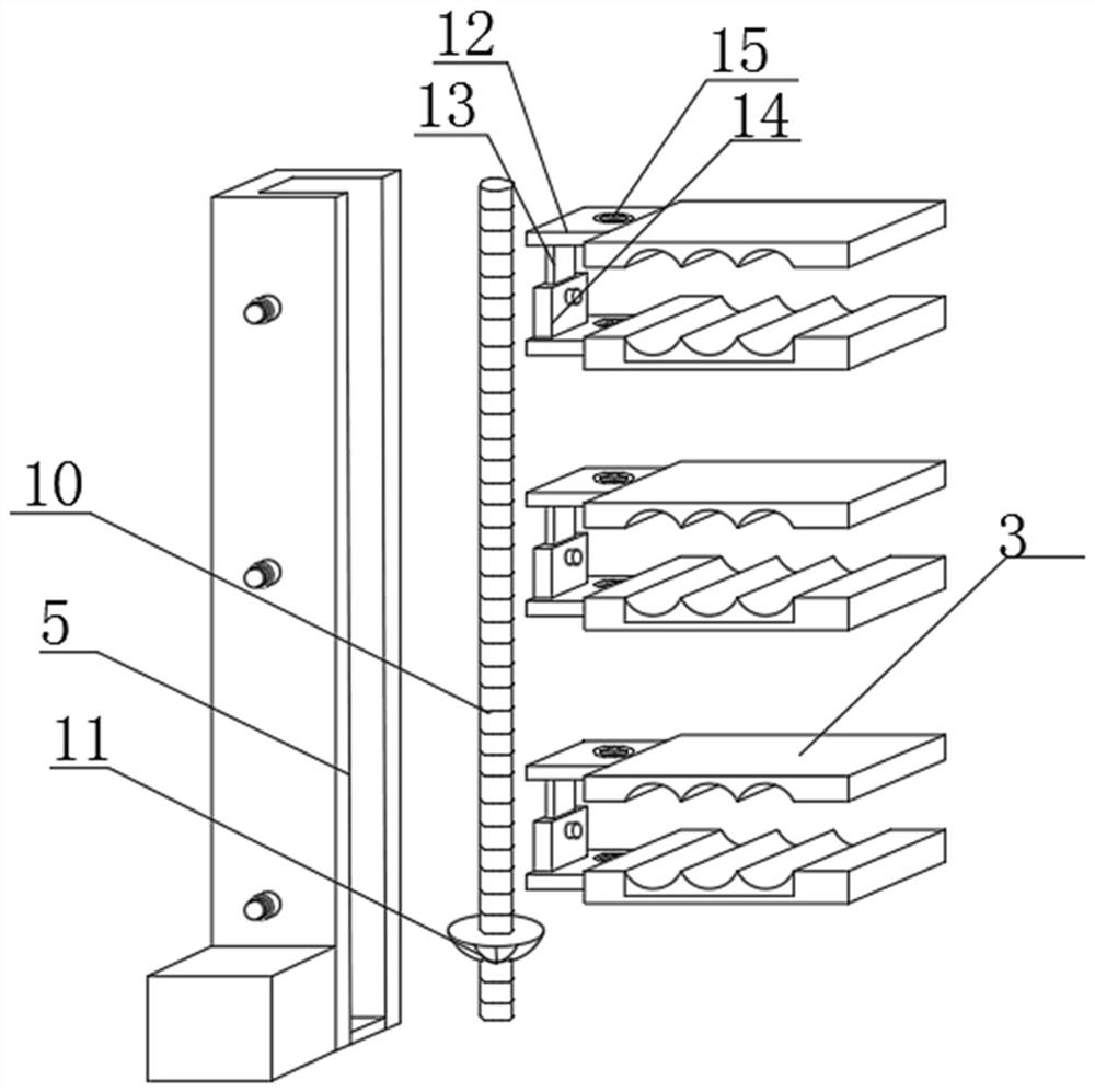 Cable laying frame for mining machinery and using method thereof