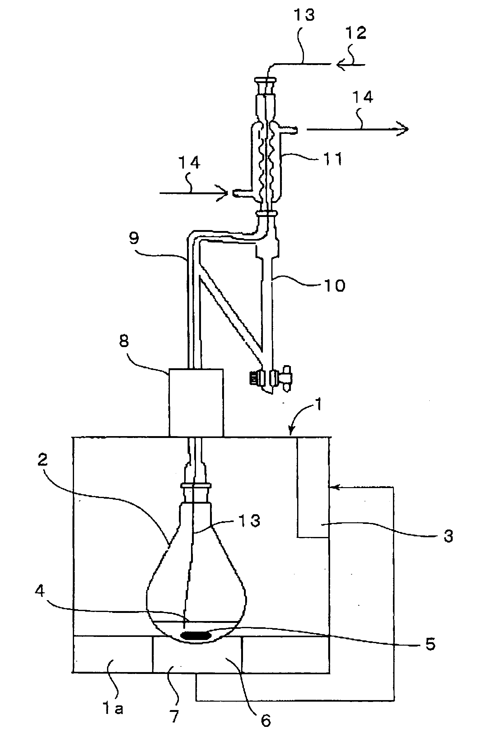 Method and apparatus of producing organic compound