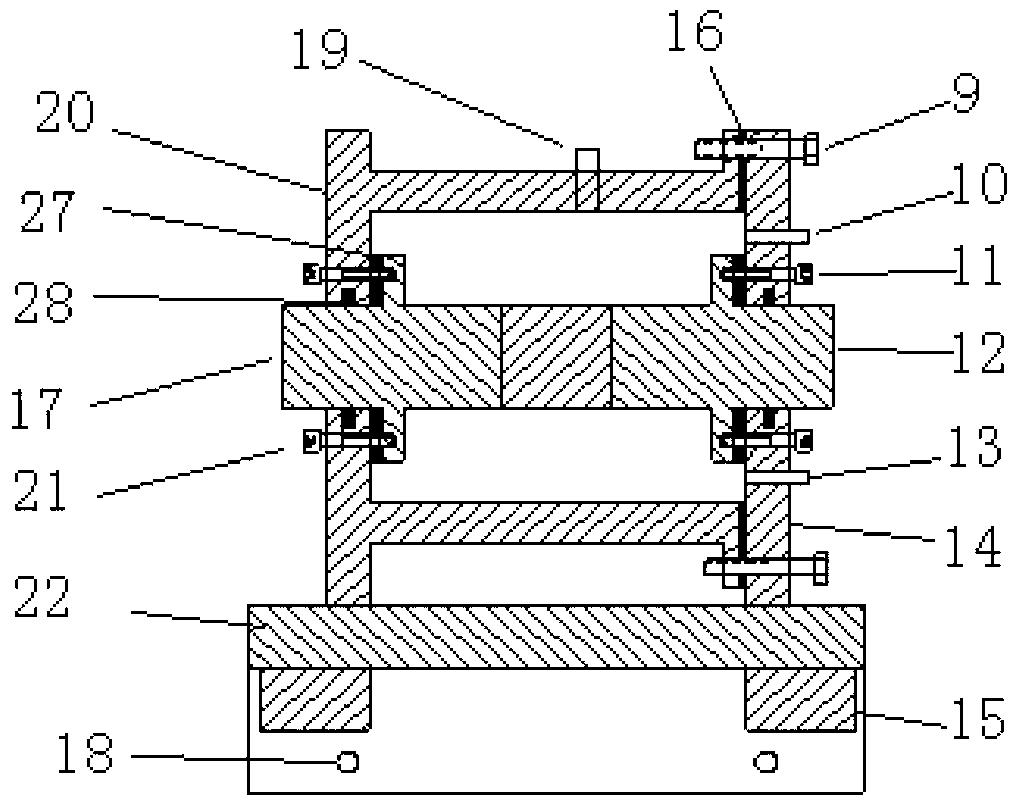Gas sealing device and test method for coal rock impact test