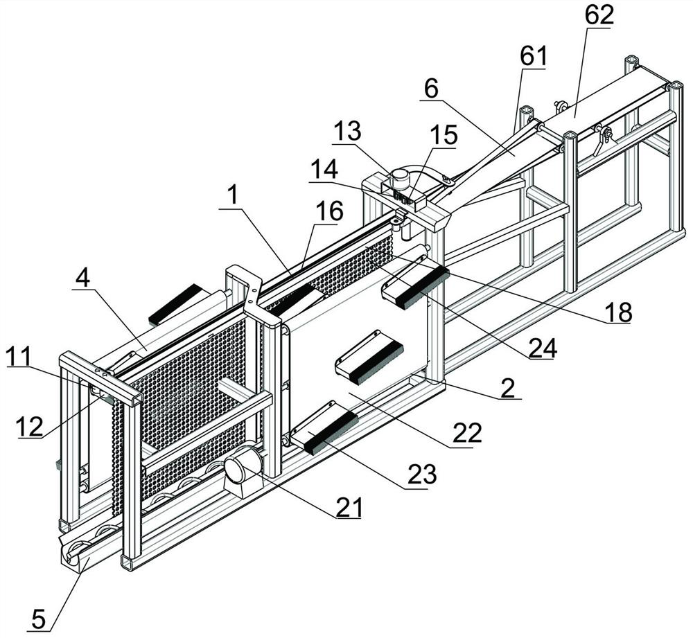 Clamp type automatic mummified aphid collecting device