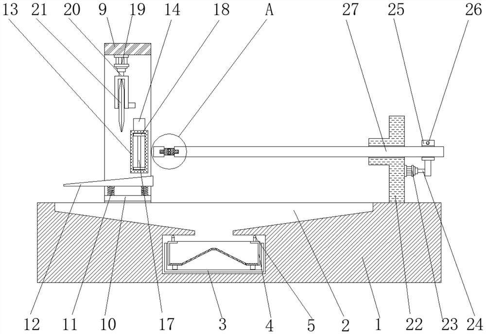 A heat-resistant metal bellows mechanical seal cutting device with fixed function