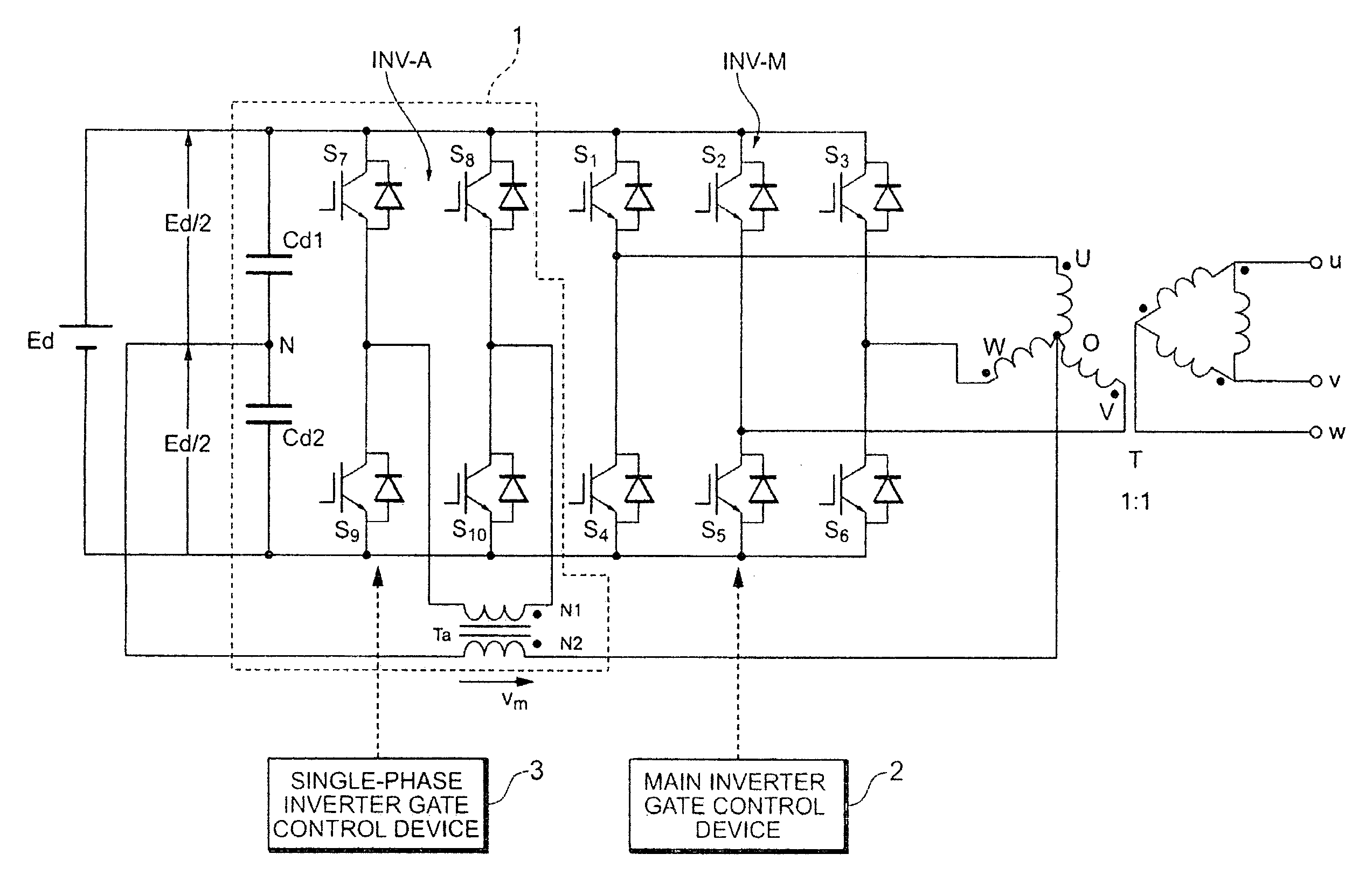Three-phase voltage source inverter system