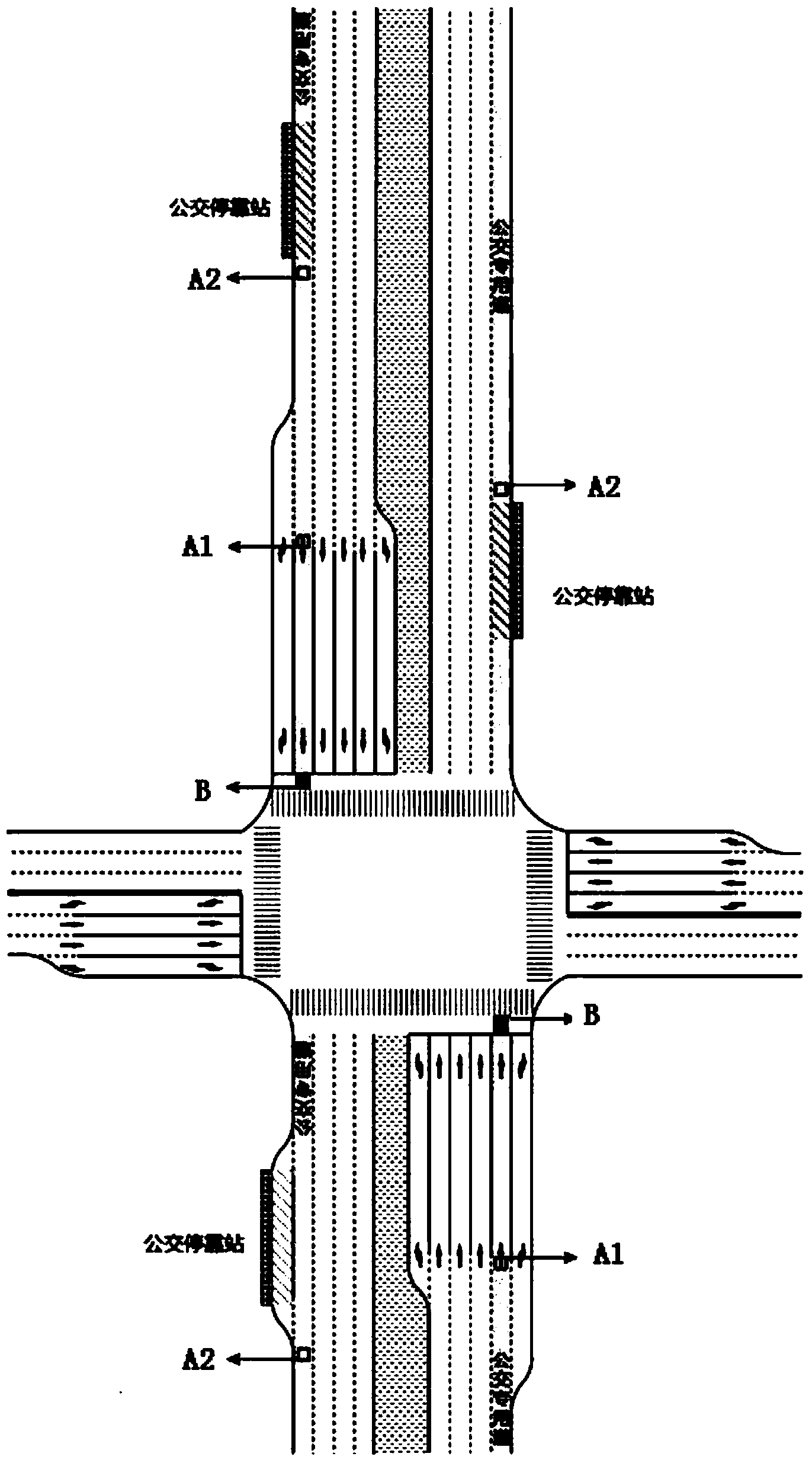 Arranging method of coil detectors of bus lane