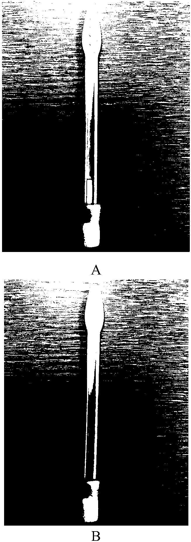 Multifunctional sampling detection rod used for saliva and DNA (deoxyribonucleic acid) sample collection and alcohol detection