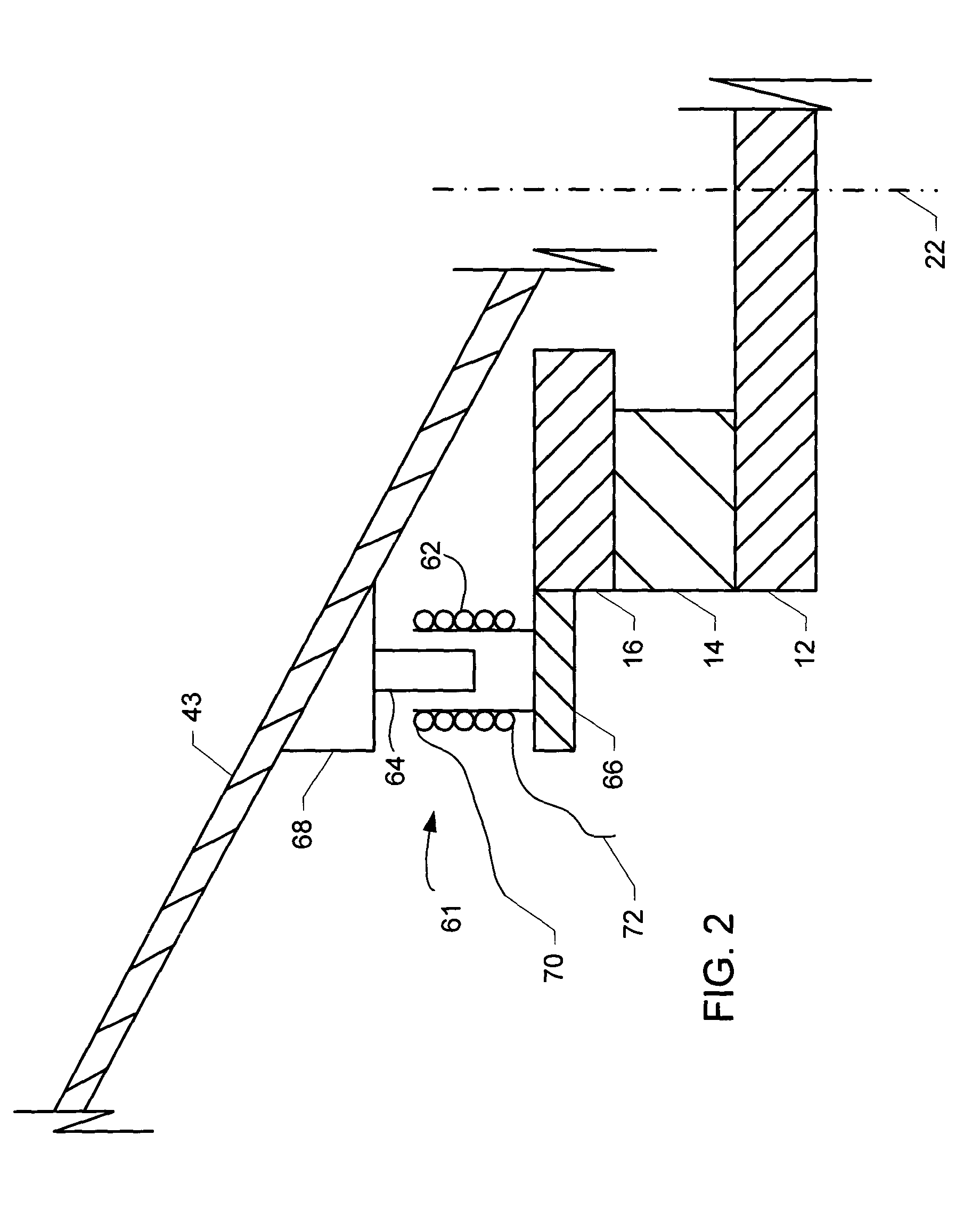 Apparatus and method for monitoring speaker cone displacement in an audio speaker