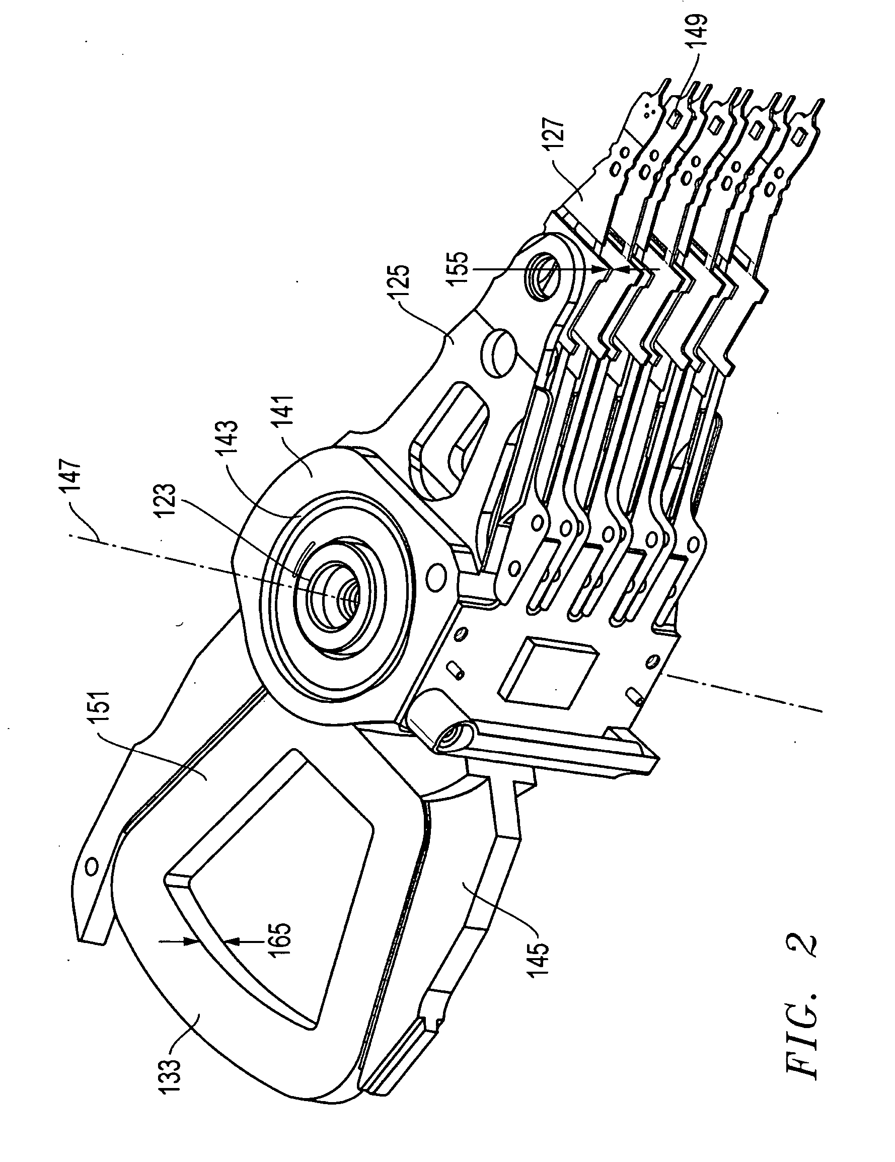 System, method, and apparatus for reducing off-track gain for a disk drive actuator