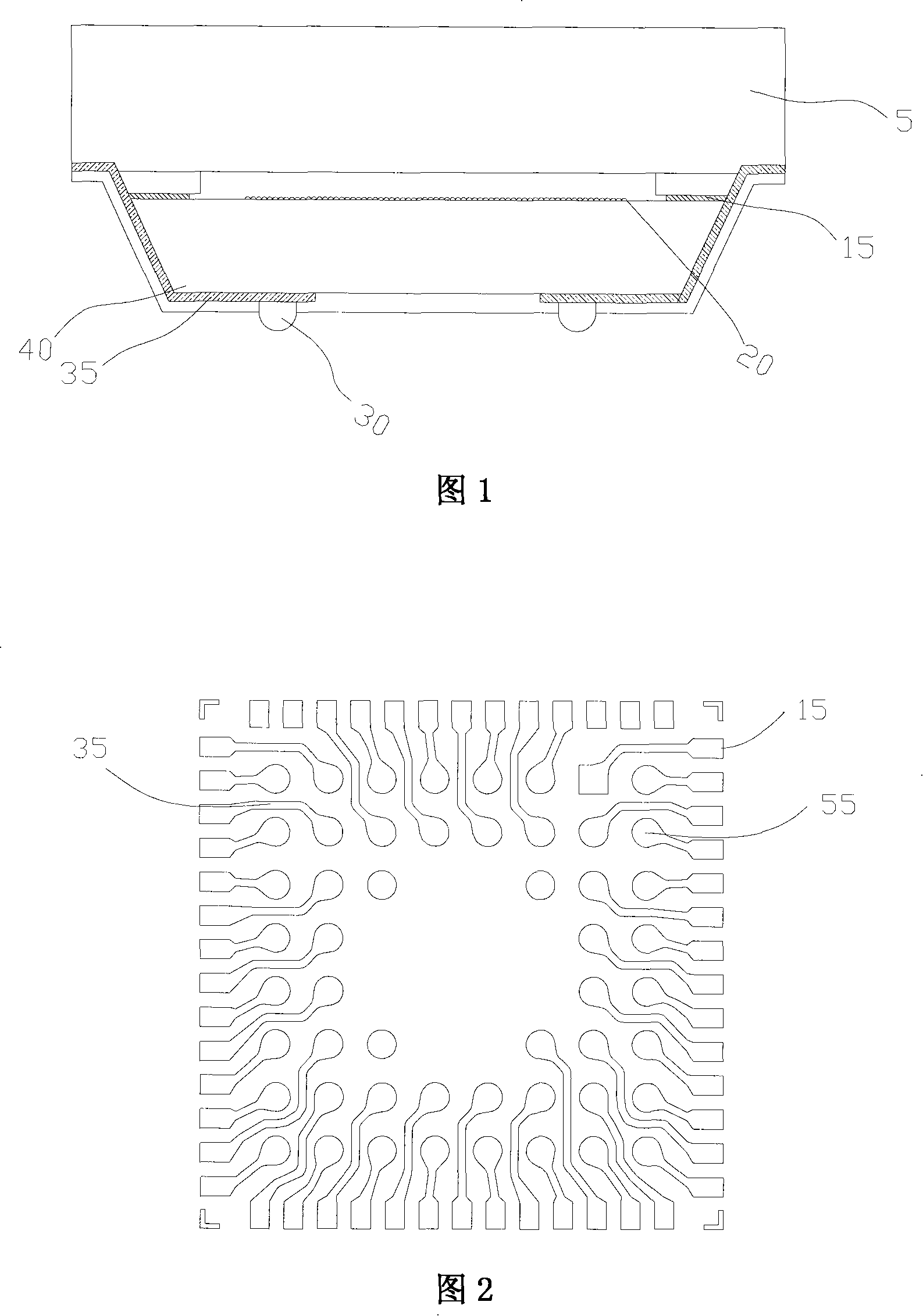 A crystal wafer chip dimension encapsulation line and its making method