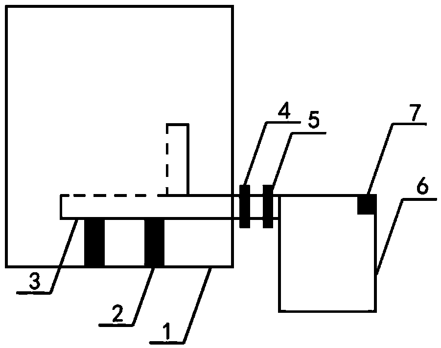 Automatic dust collection device of television