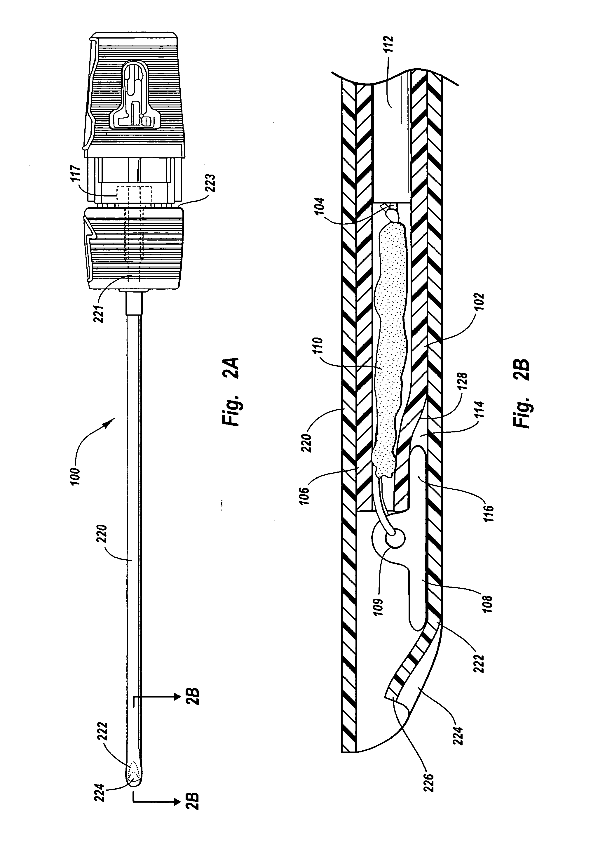 Vascular insertion sheath with stiffened tip