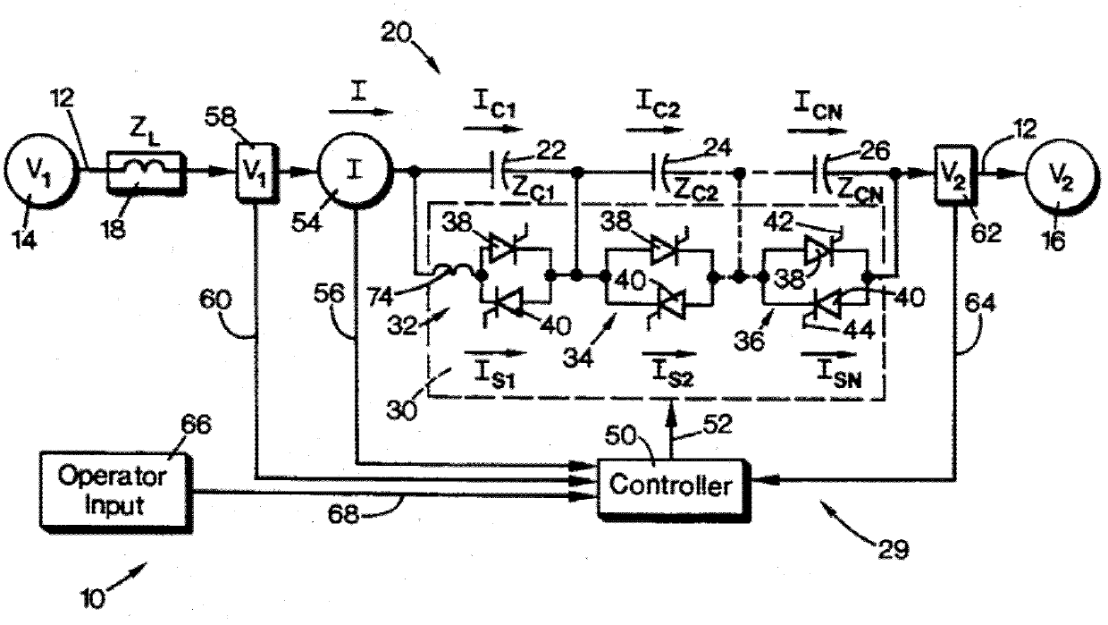 Power flow controller with failure current limiting function