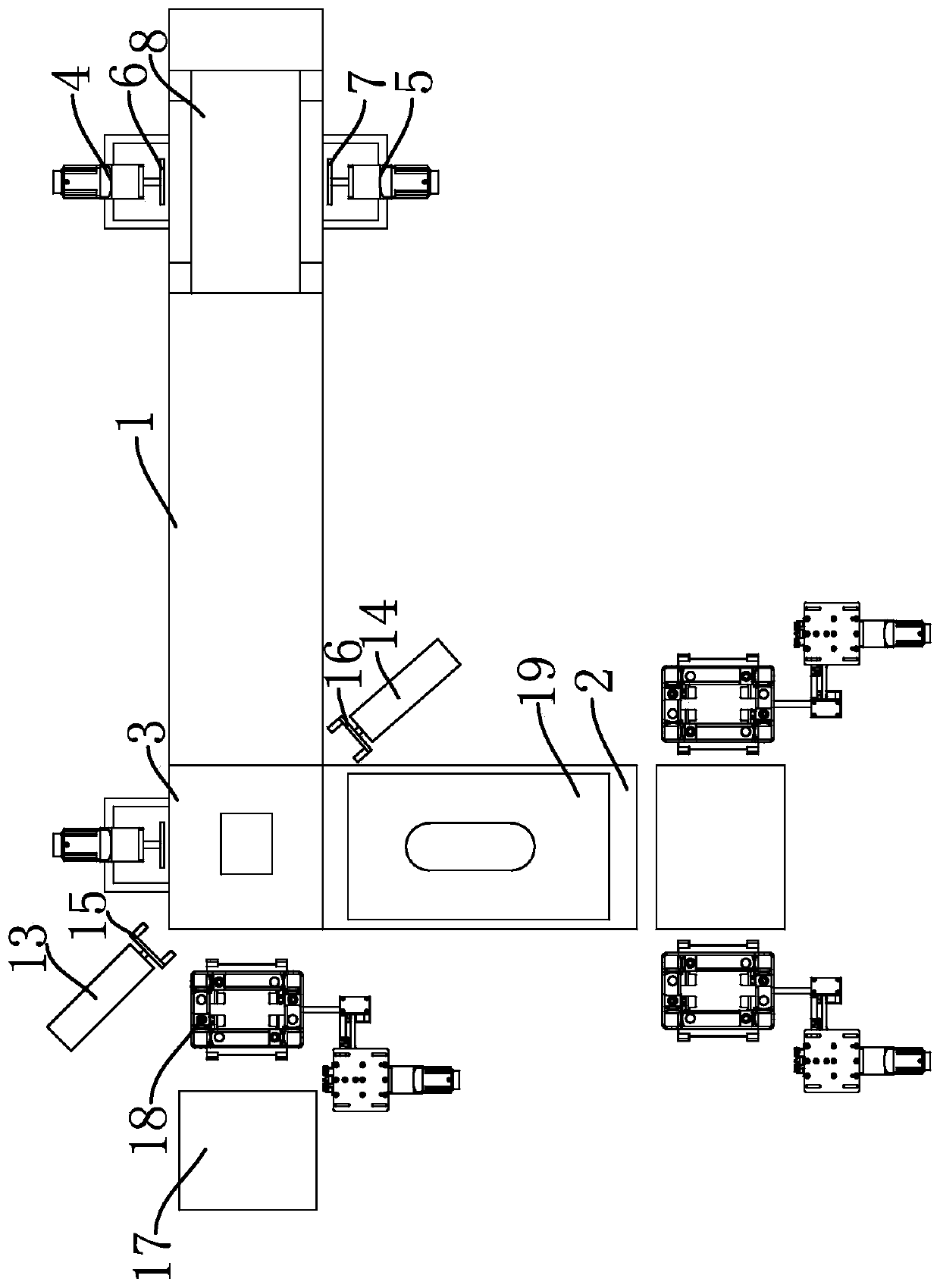 Production technique and machining device for seamless pattern-butted wall board