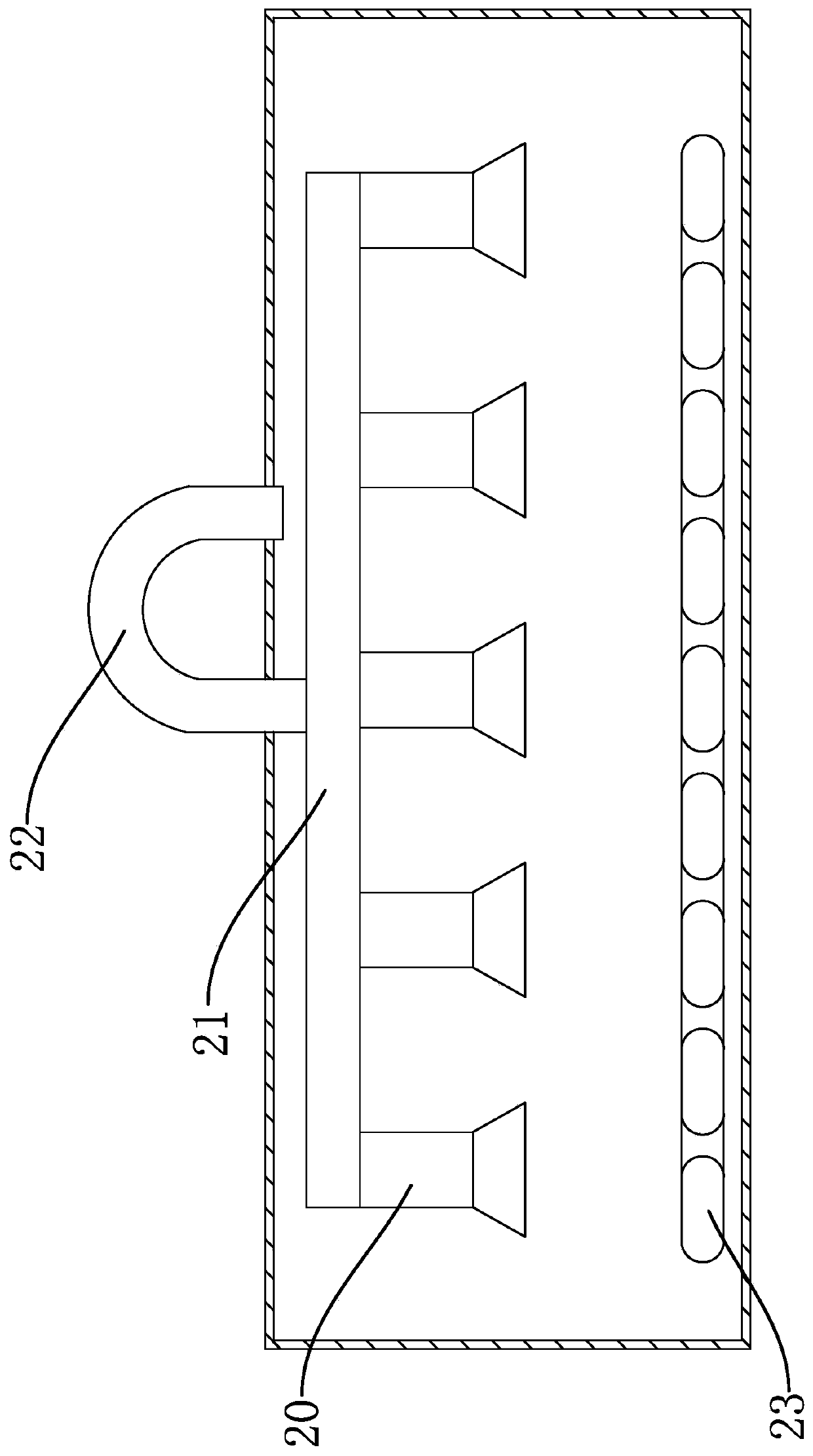 Production technique and machining device for seamless pattern-butted wall board