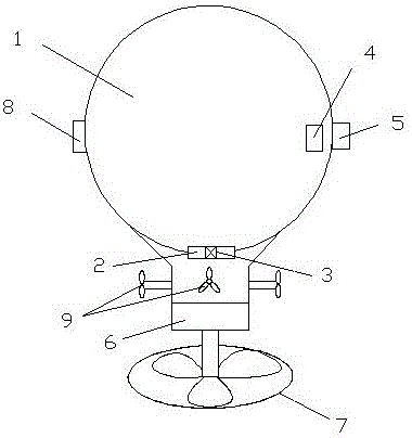 Application method of sounding balloon capable of fixed point monitoring