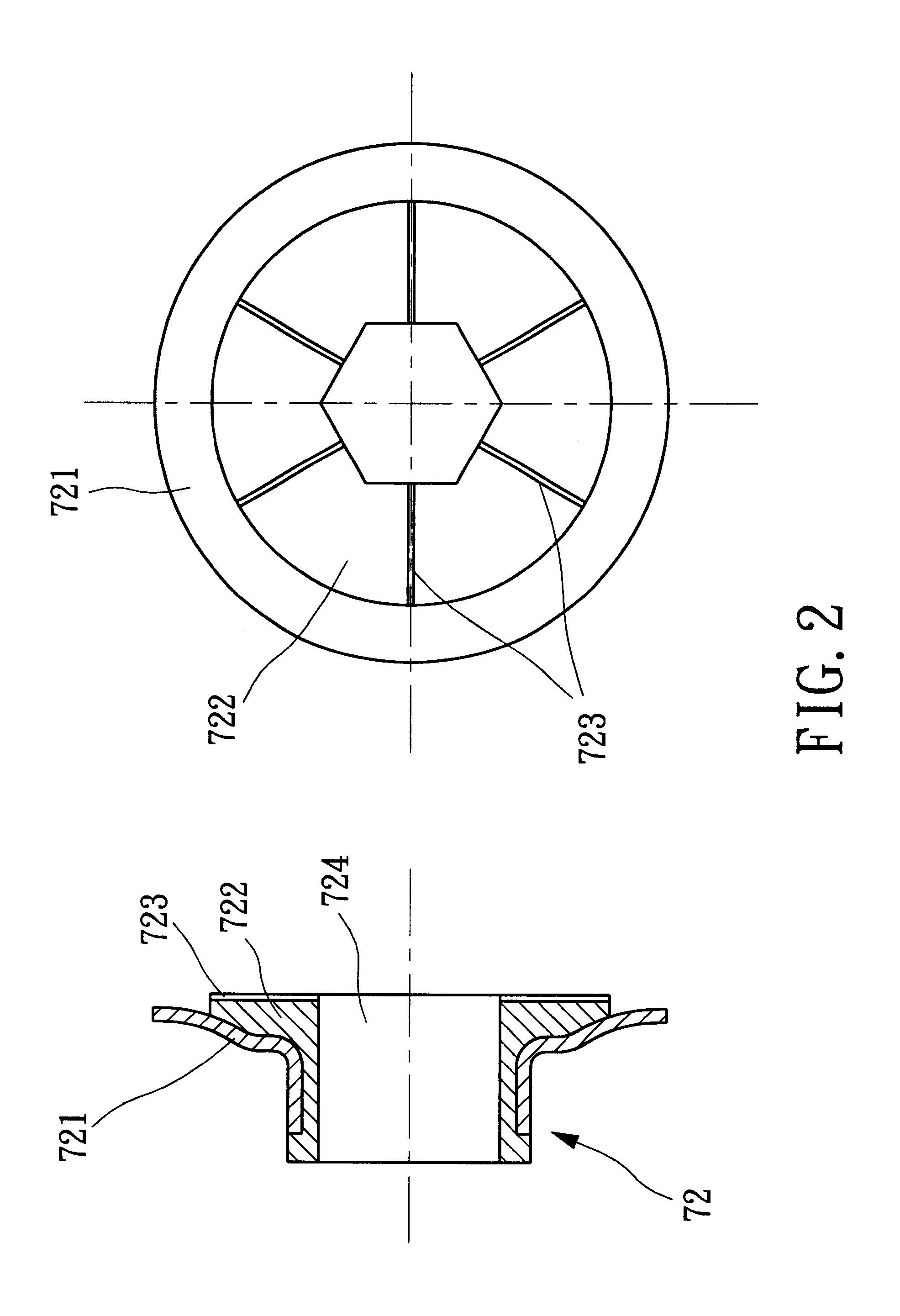 Floatable impeller for multistage metal working pump