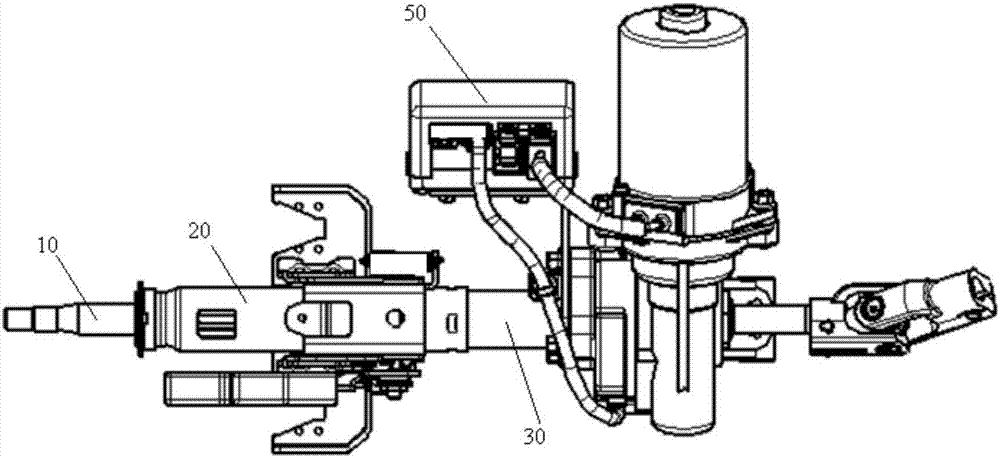 Steering column, steering system, vehicle and steering column collapse control method